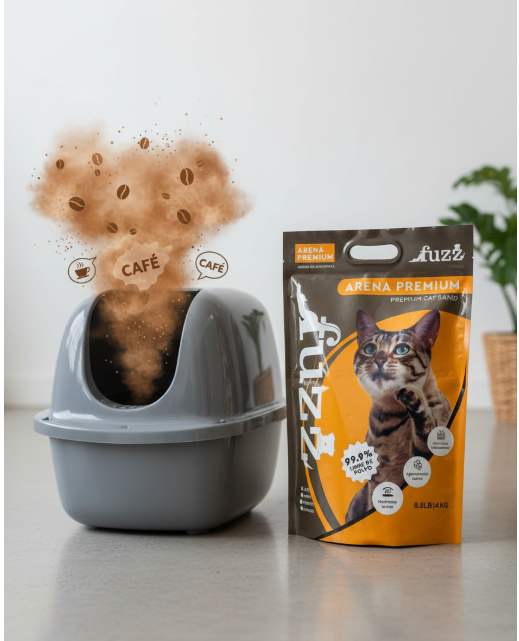 Arena para gatos